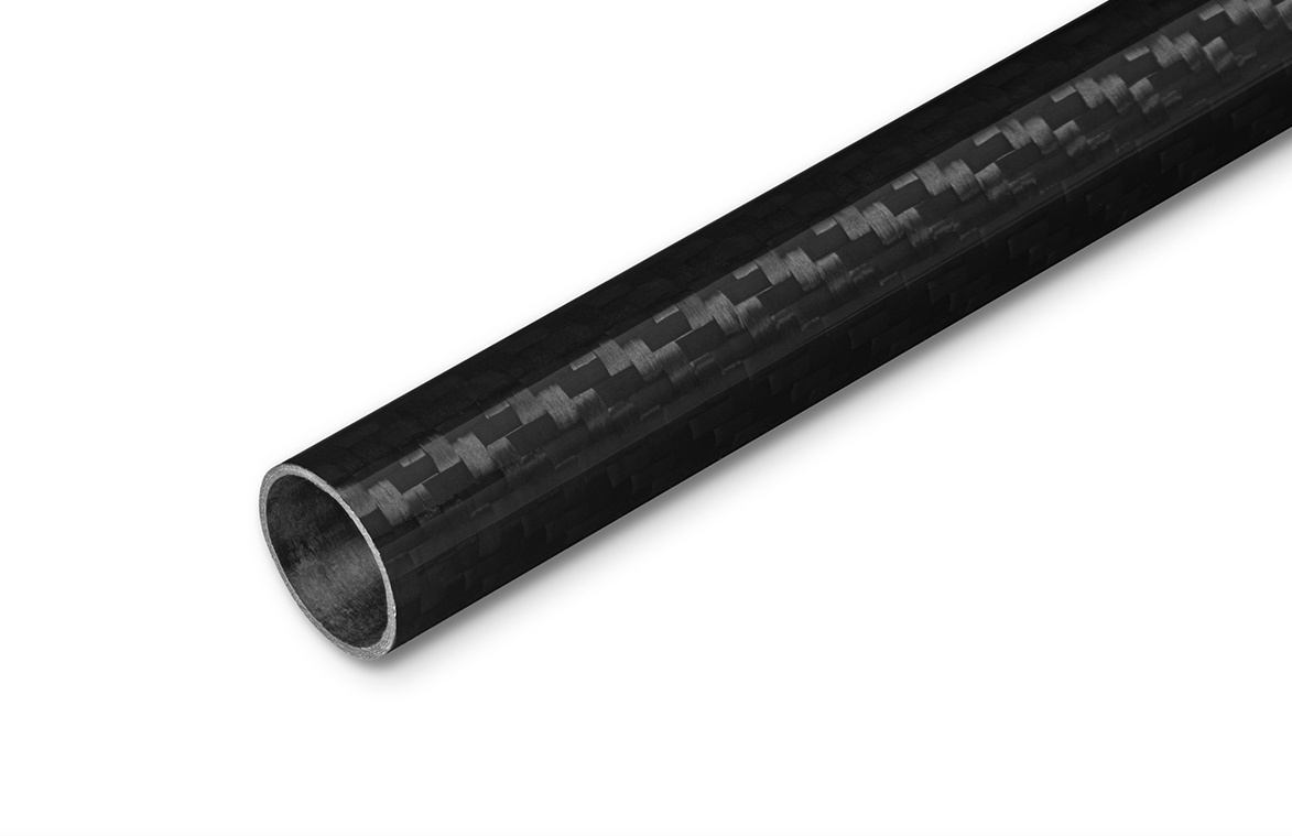 Tube carbone 12/10mm 1m Carbone et corde à piano